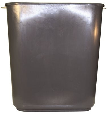Appeal® Plastic Trash Can, Gray, 13-5-8 Quarts