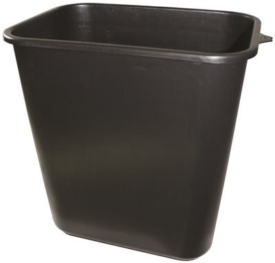 Appeal® Plastic Trash Can, Black, 28-1-8 Quarts