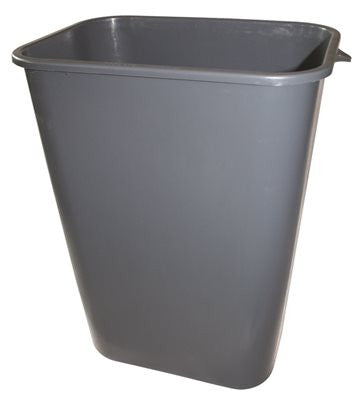 Appeal® Plastic Trash Can, Gray, 41-1-4 Quarts