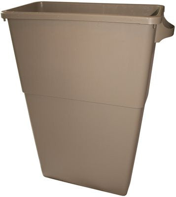 Appeal® Trimline Trash Can, Beige, 23 Gallons