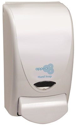 Appeal® Hand Soap Dispenser, White, 1000ml