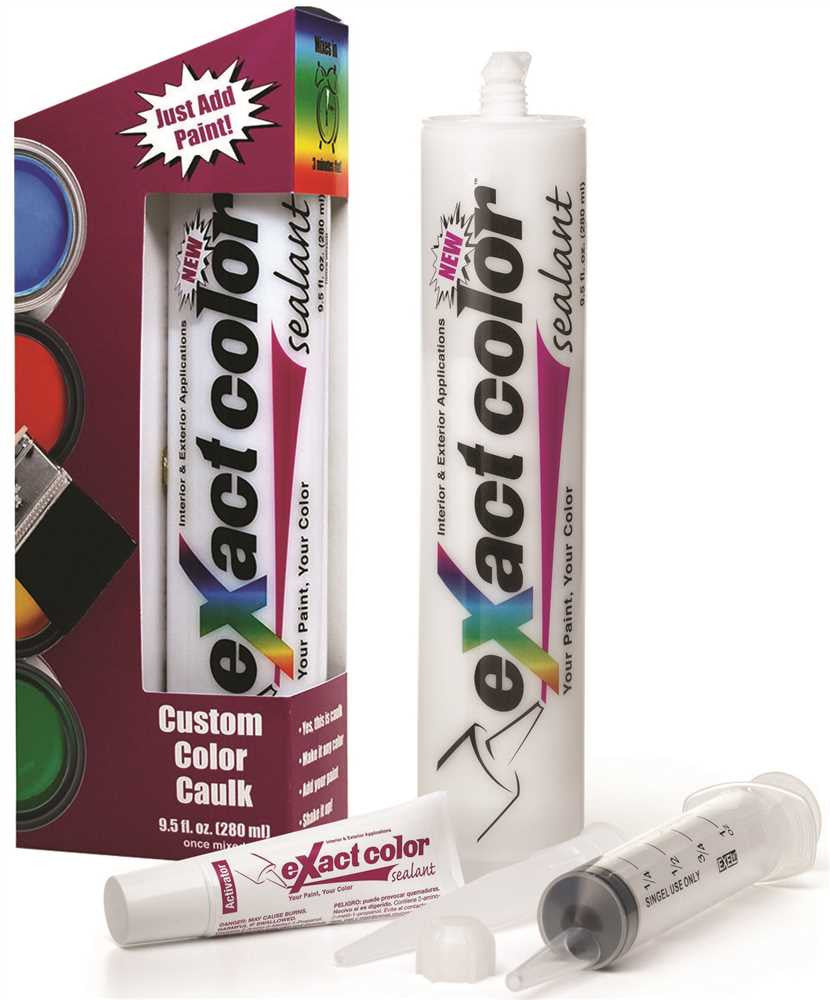 Exact Color™ Custom Colored Caulk Kit