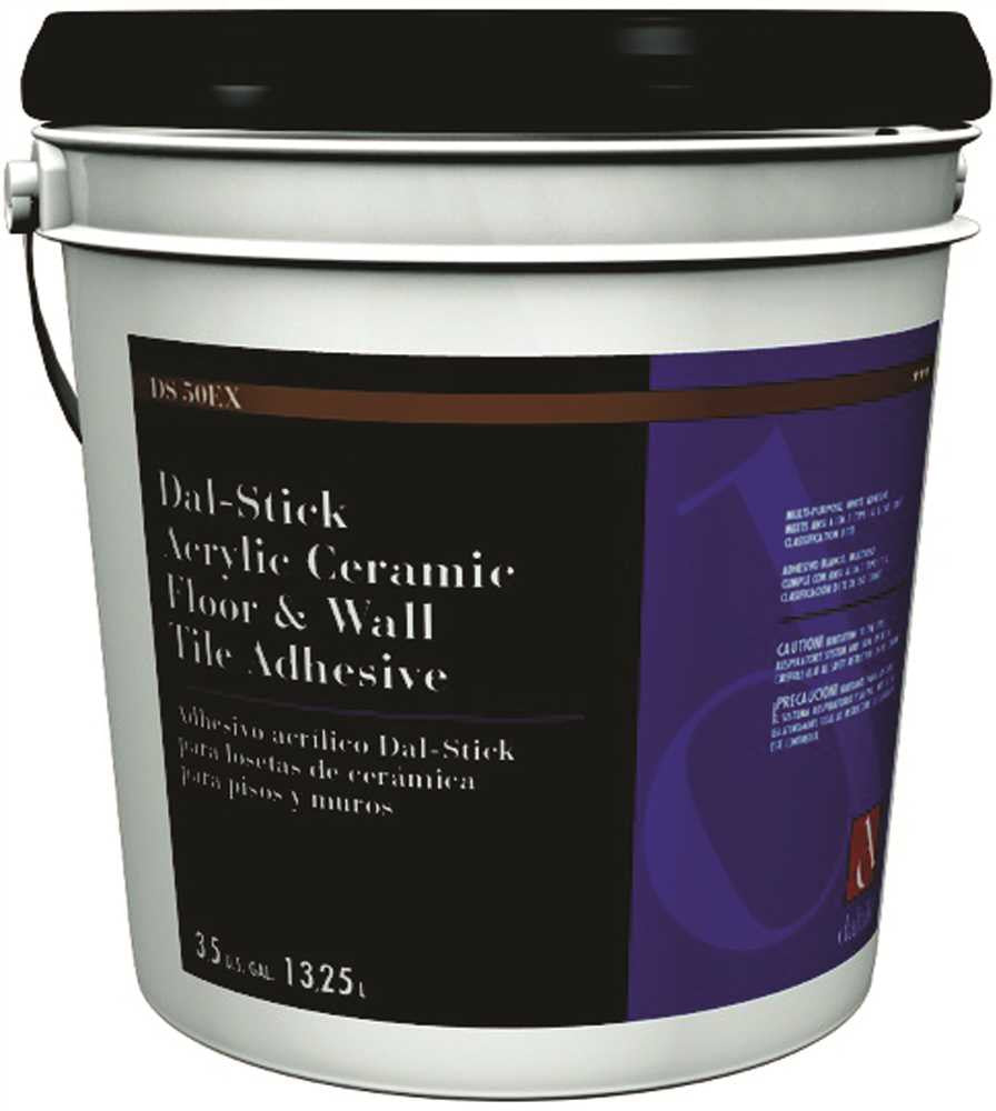 Daltile® Dal-stick Acrylic Ceramic Floor & Wall Tile Adhesive, 3.5 Gallons
