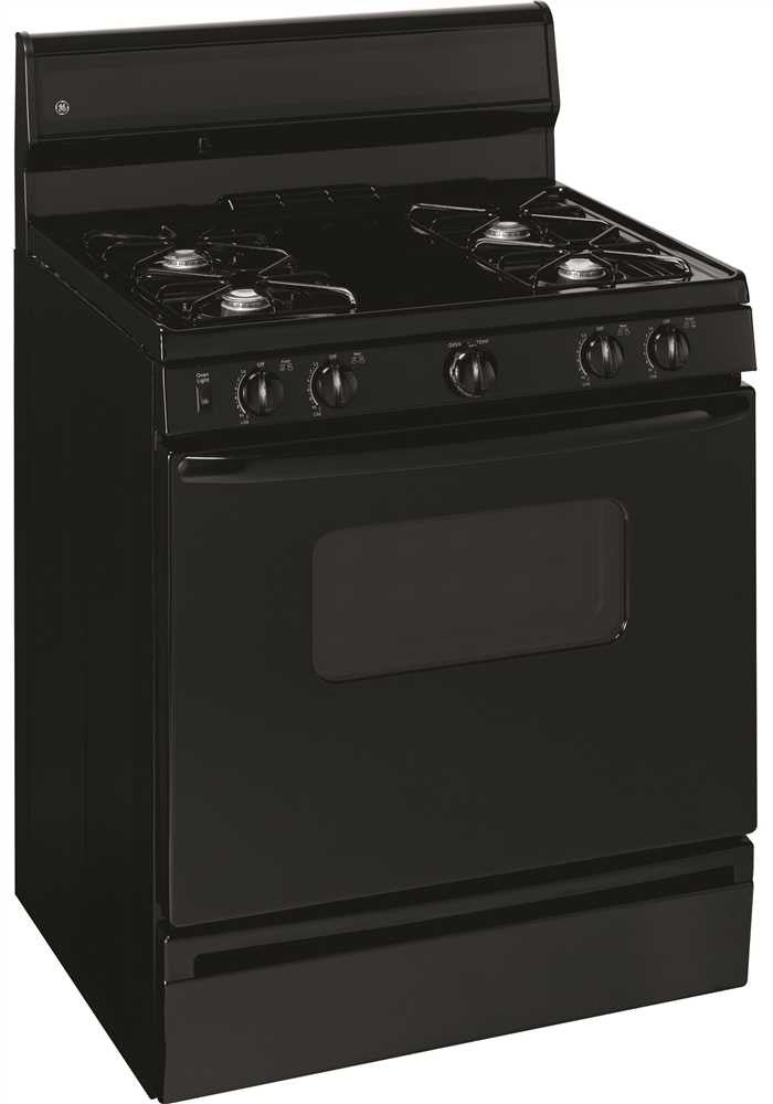 Ge® 30-inch 4.8 Cu.ft. Free-standing Gas Range, Black