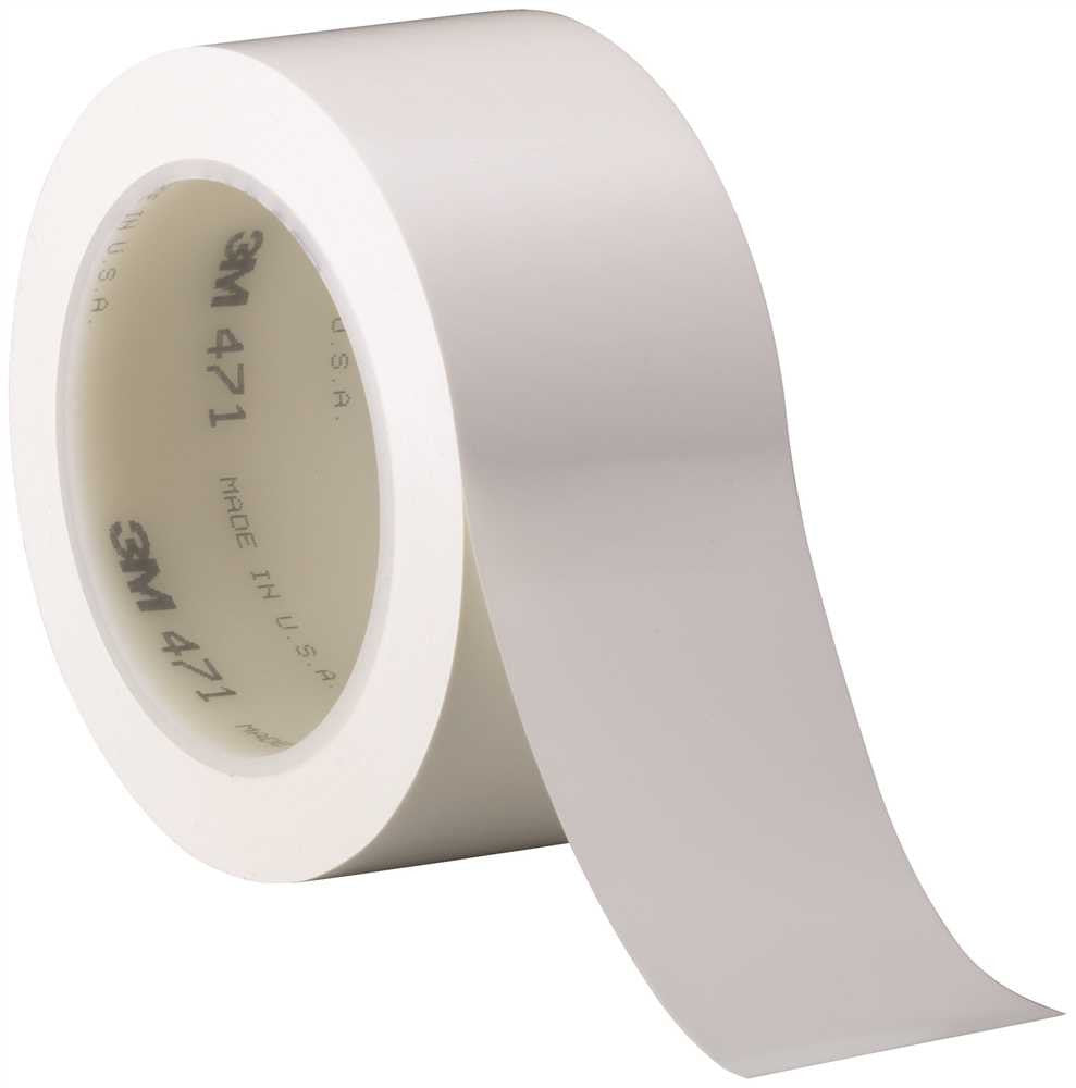 3m™ 471 Vinyl Tape, 2 In. X 36 Yd., White