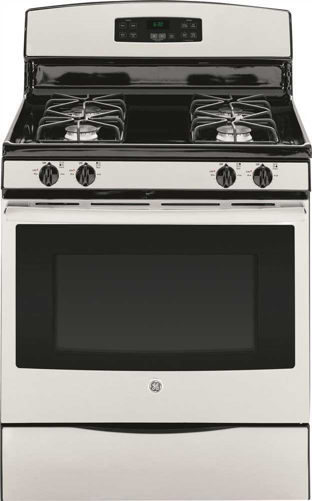 Ge® 30-inch 5 Cu. Ft. Free-standing Gas Range, Stainless
