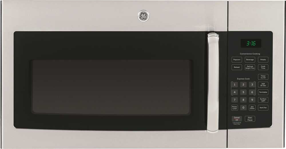 Ge® 1.6 Cu. Ft. Over-the-range Microwave Oven, Stainless, 1000 Watts
