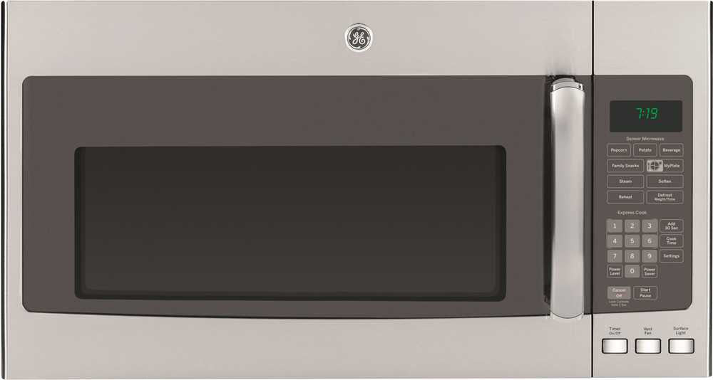 Ge® 1.9 Cu. Ft. Over-the-range Microwave Oven, Stainless, 1100 Watts