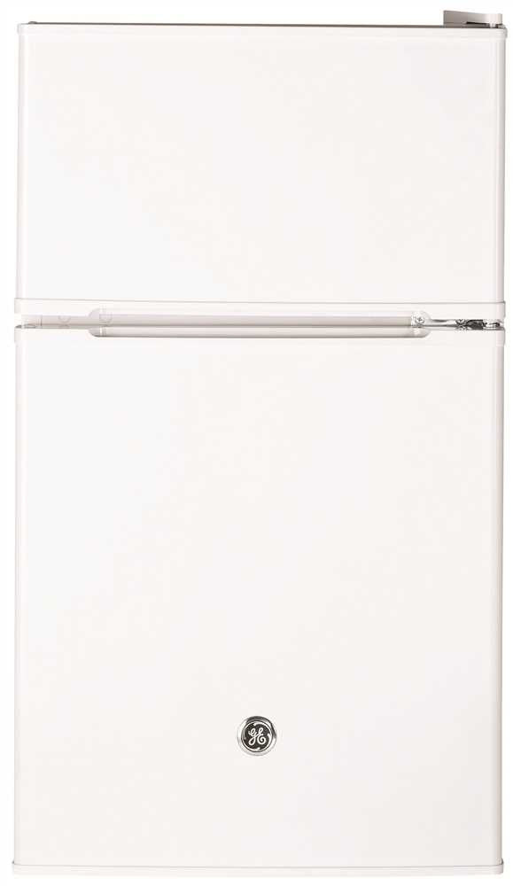 Ge® 3.1 Cu. Ft. Double-door Compact Refrigerator, White, Reversible Door Swing