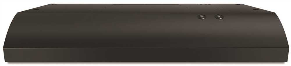 Whirlpool® 30-inch 2-speed Built-in Range Hood With Vent, Black, 190 Cfm, 120 Volts
