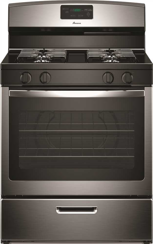 Amana® 30-inch 5.1 Cu. Ft. Single Oven Free-standing Gas Range, Stainless