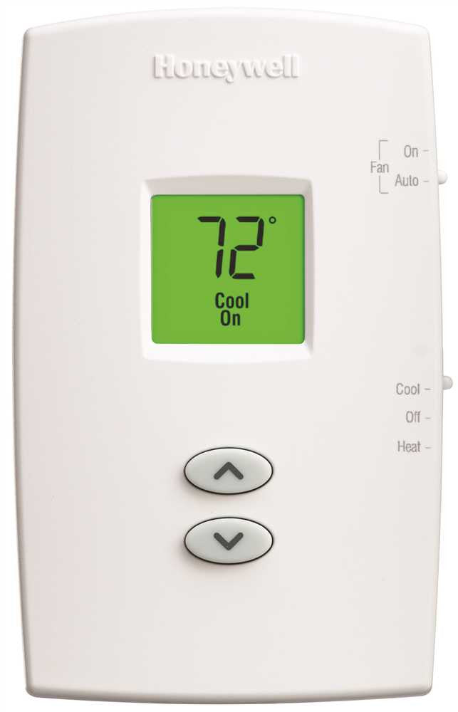 Honeywell Pro 1000 Heat Pump Thermostat, Vertical, Non-programmable, Premier White®