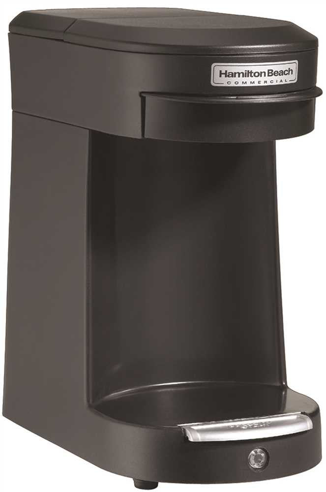 Hamilton Beach® Single Cup Hospitality Coffeemaker With 3-minute Brew Time, Black