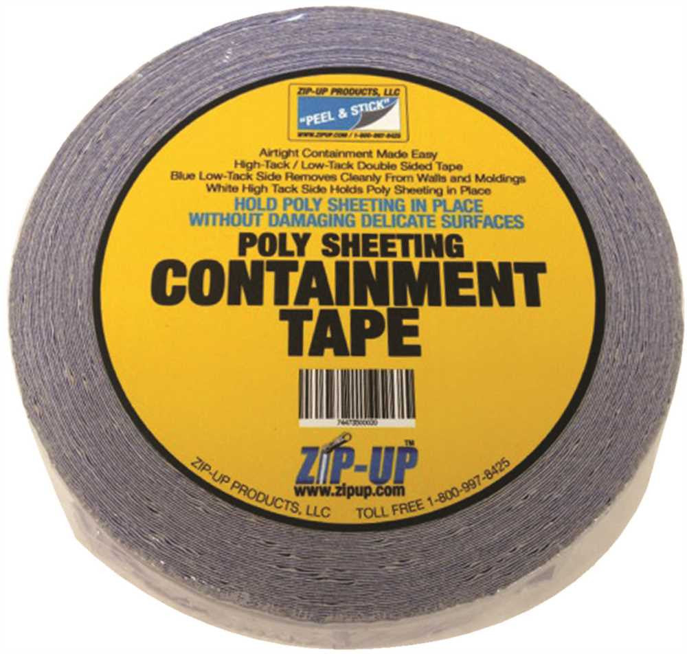 Zip-up™ Containment Tape, 2 In. X 20 Yd.