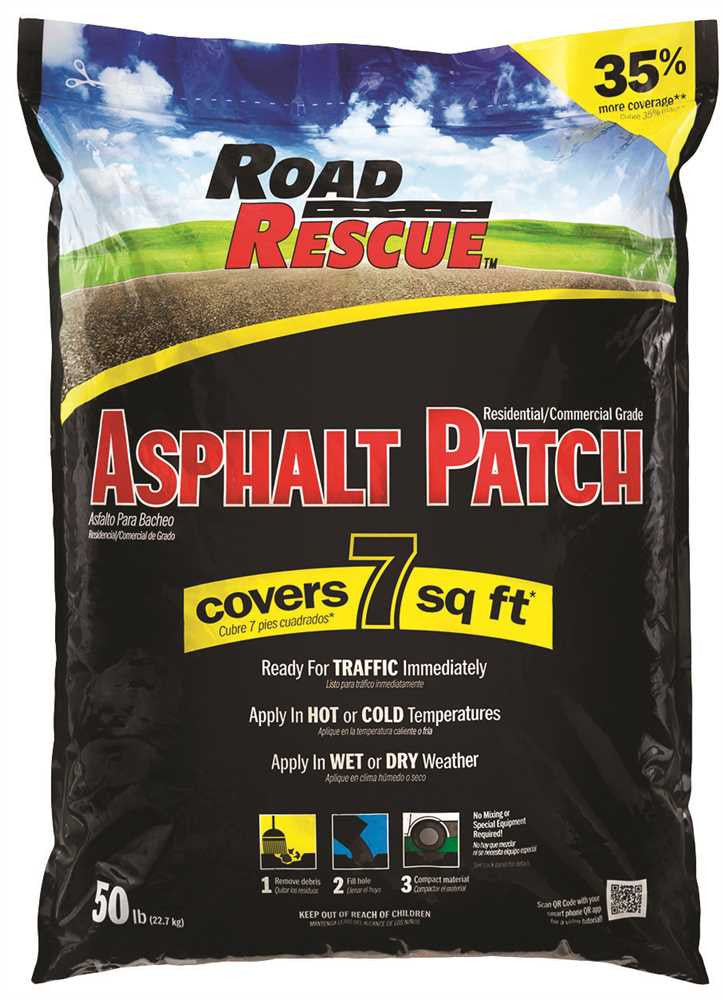 Road Rescue™ Asphalt Repair, 50 Lb. Bag