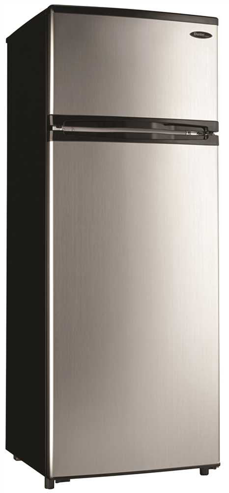 Danby® 7.4 Cu. Ft. Top Freezer Refrigerator, Stainless Steel, Reversible Door Swing