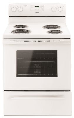 Amana® 30-inch 4.8 Cu. Ft. Single Oven Free-standing Electric Range, White