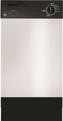 Ge® Spacemaker® Built-in 18-inch Dishwasher With Front Controls, Stainless Steel, 7 Cycles - 12 Options