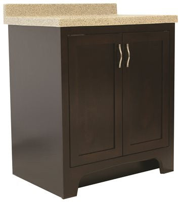 Design House® Ventura Bathroom Vanity Cabinet, Ready To Assemble, 2 Door, Espresso, 24x33-1-2x21"