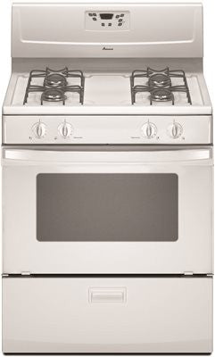 Amana® 30-inch 5.1 Cu. Ft. Single Oven Free-standing Gas Range, White