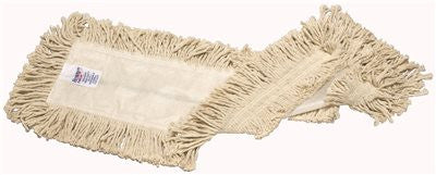 Renown® 24x5 4-ply White Heavy-duty Disposable Cotton Dust Mop
