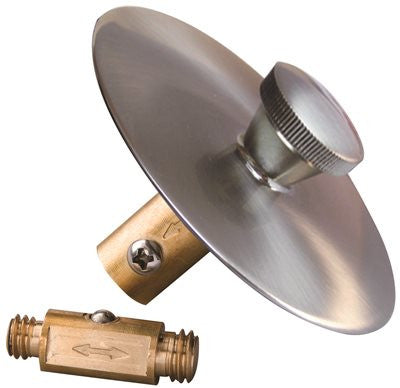 Keeney® Quick "cover Up" Bathtub Stopper Trim Kit, Brushed Nickel