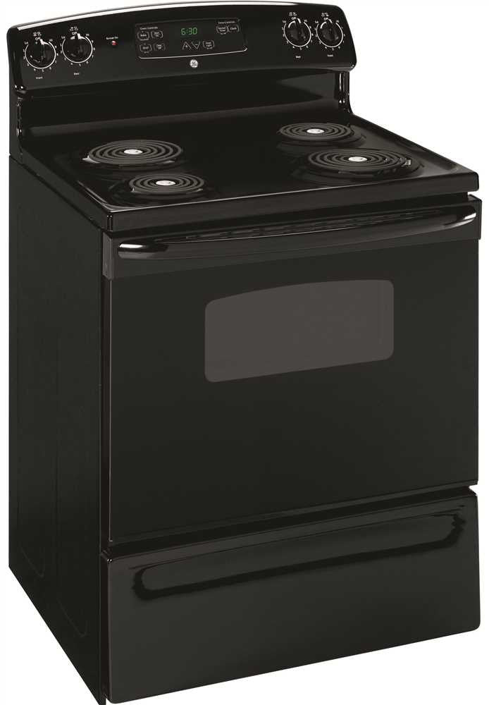 Ge® 30-inch 5 Cu.ft. Free-standing Electric Range, Black
