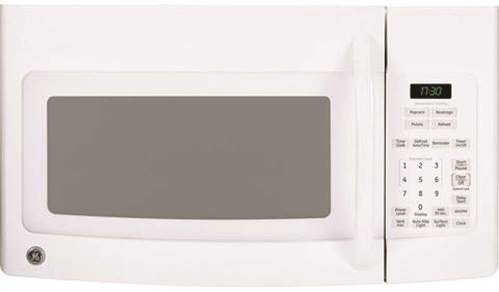 Ge® 1.7 Cu.ft. Over-the-range Microwave Oven, White, 1000 W