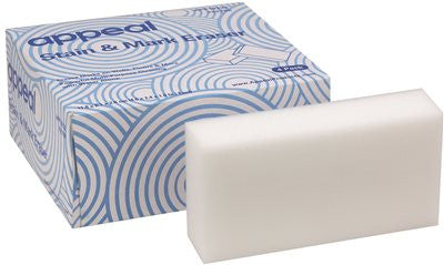 Appeal® Stain & Mark Eraser Pad, White, 4 Per Box