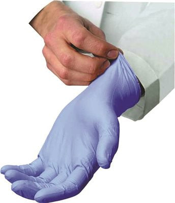 Appeal® Disposable Powder-free Exam-grade Nitrile Gloves, Large, 3mil, 100 Per Box