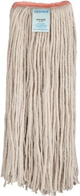 Appeal® #24 Cut-end Cotton Mop Head With 1-inch Headband, White