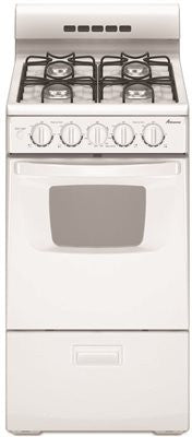 Amana® 20-inch 2.6 Cu. Ft. Single Oven Free-standing Gas Range, White