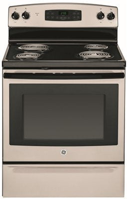 Ge® 30-inch 5.3 Cu.ft. Free-standing Electric Range, Silver