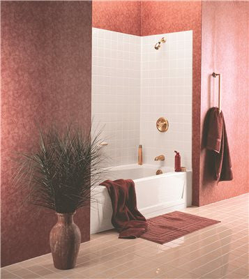 Everstrong™ 3-piece Bathtub Wall Kit, 60", High Gloss White