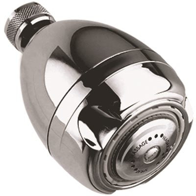 Niagara Earth® Adjustable 9-jet Showerhead With Turbo Massage, Chrome Finish