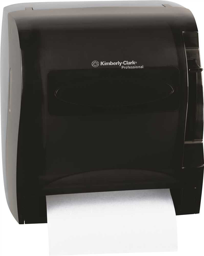 Lev-r-matic® Towel Dispenser Hardwound Roll Smoke