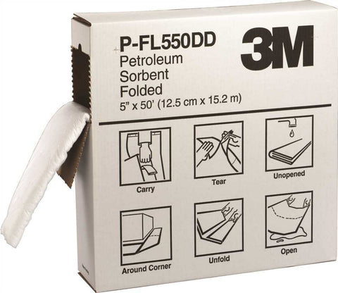 3m™ Petroleum Sorbent Folded P-fl550dd-t-f2001-07173(aad), Environmental Safety Product, High Capacity