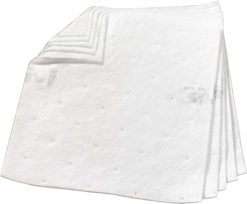 3m™ Petroleum Sorbent Pad Hp-156, Environmental Safety Product, High Capacity, 100 Each Per Case