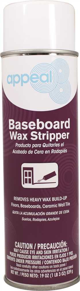 Appeal® Baseboard Cleaner And Wax Stripper, Pale Beige, Pine Scent, 20 Oz.