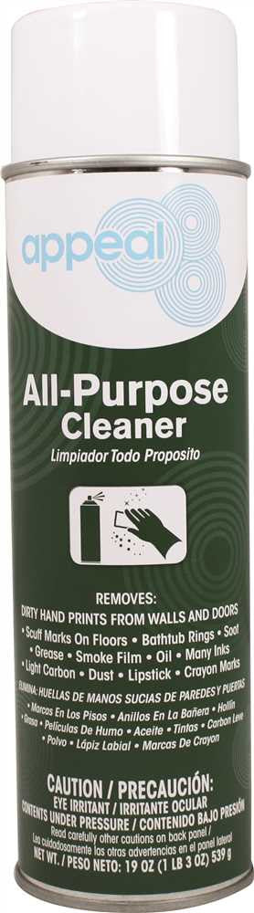 Appeal® Foaming All-purpose Cleaner, Pale Yellow, Pleasant Scent, 20 Oz.