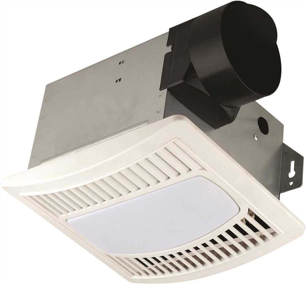 Monument® Exhaust Fan With Light, 50 Cfm, 3 Sone, 4 In. Duct
