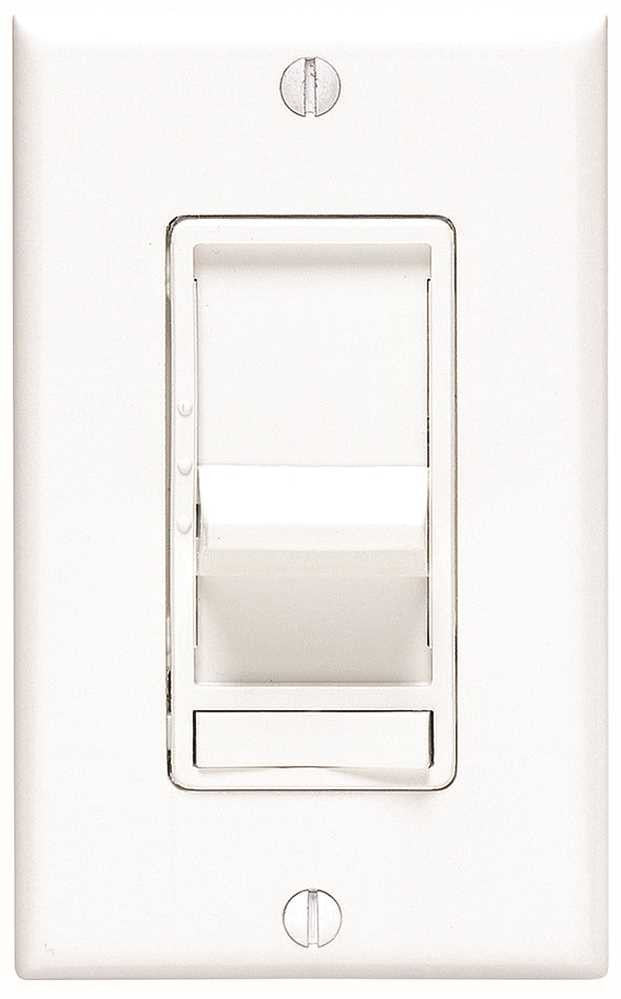 Leviton® Sureslide® 3-way Slide Fan Speed Control, White, 120 Volts, 1.5 Amps