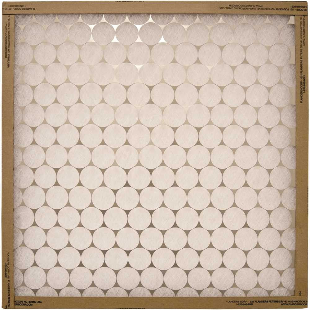 Flanders® Ez Flow® Merv 4 Flat-panel Fiberglass Air Filter, 14x20x2 In., 12 Per Case