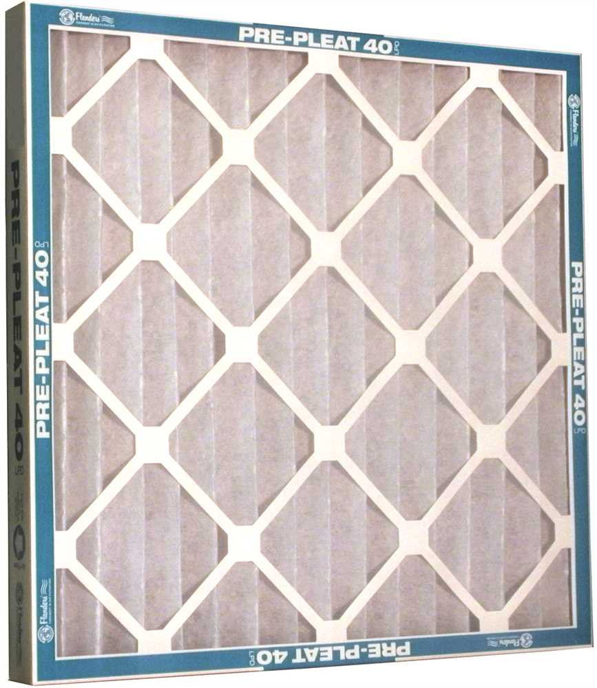 Flanders® Merv 7 Pre-pleat 40 Lpd Economy Air Filter, 10x20x1 In., 12 Per Case
