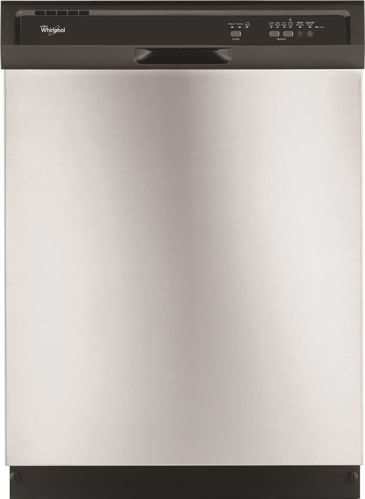 Whirlpool® Built-in 24 In. Dishwasher With Accusense® Soil Sensor, Universal Silver, 3 Cycles - 4 Options