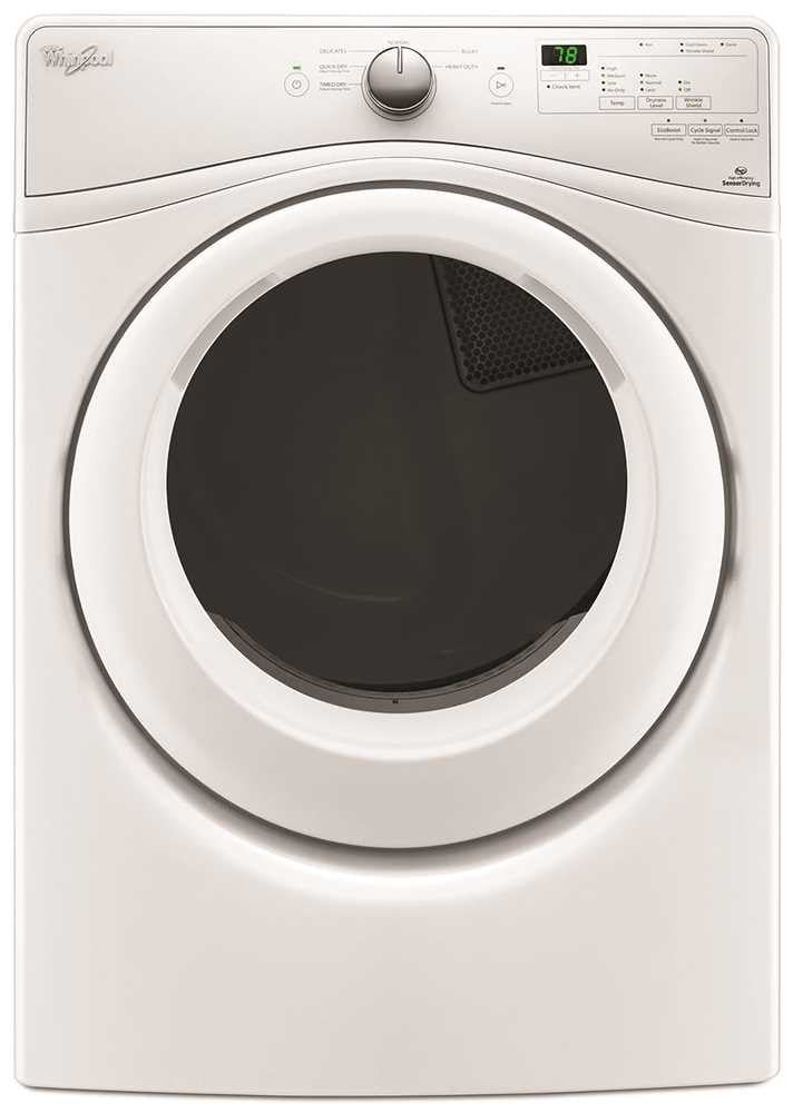Whirlpool® Duet® 7.4 Cu. Ft. High Efficiency Front Load Gas Dryer With Quad Baffles, Chrome Shadow, 6 Cycles
