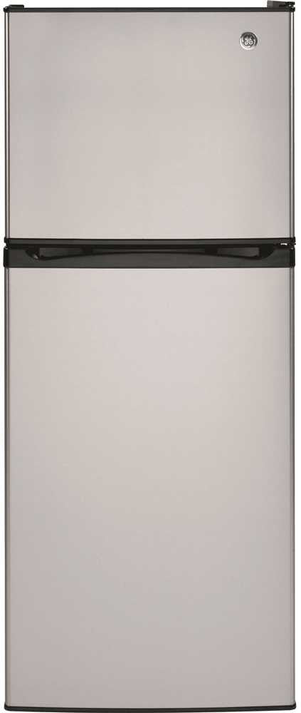 Ge® 11.6 Cu. Ft. Top-freezer Refrigerator, Reversible Door Swing, Stainless Steel
