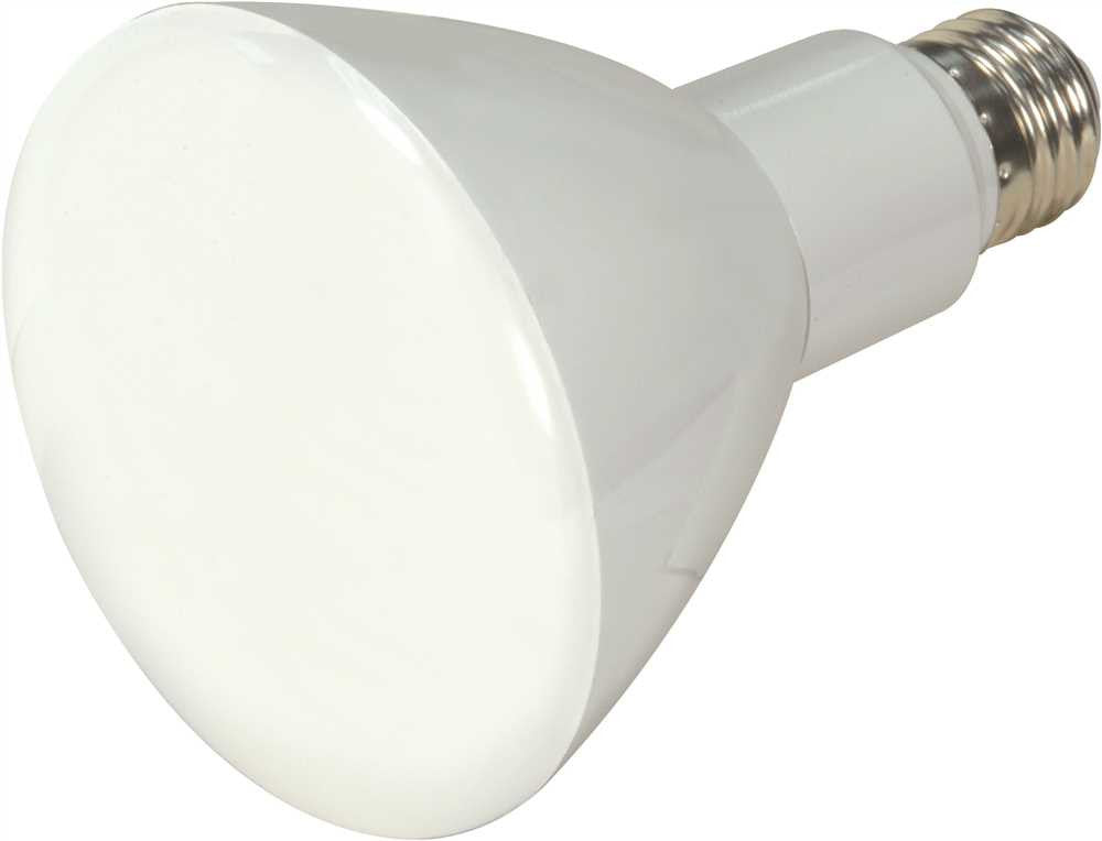 Satco® Led Flood Lamp, Br30, 10 Watts, 3000k, 80 Cri, Medium Base, 120 Volts, Dimmable, 6 Per Box