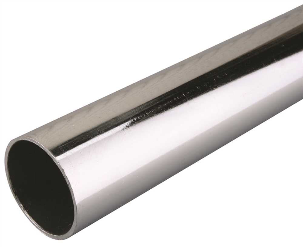 Fast Mount® Closet Max Cut To Fit Closet Pole, Heavy-duty-chrome, 1-5-16 In. Dia., 6 Ft.