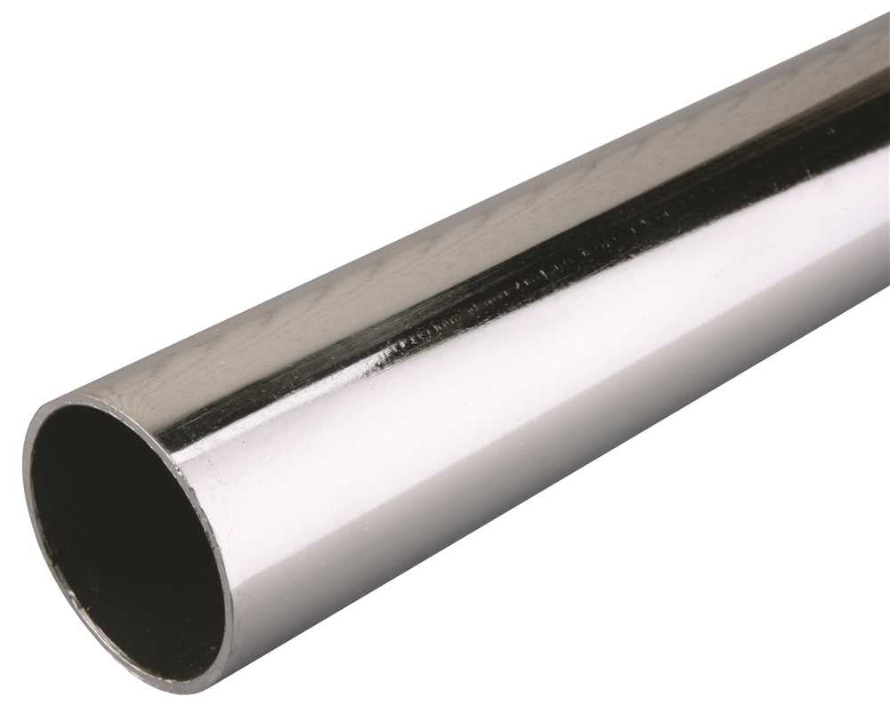 Fast Mount® Closet Max Cut To Fit Closet Pole, Heavy-duty-chrome, 1-5-16 In. Dia., 8 Ft.